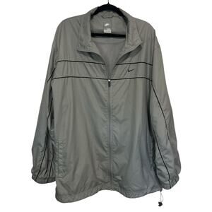 Men’s Nike Windbreaker--Grey & Black--Size XXL